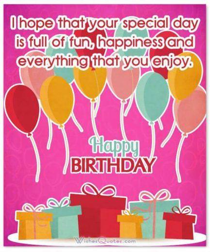 Special Happy Birthday Card