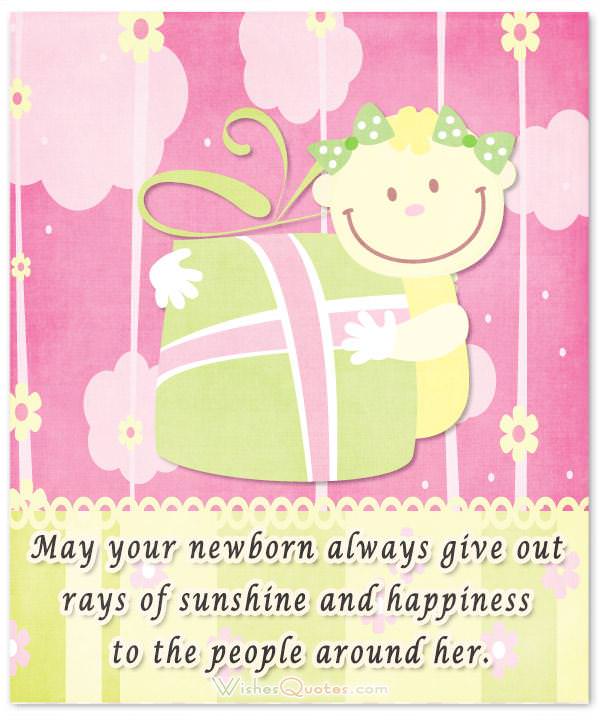 Baby Girl Congratulation Messages With Adorable Images