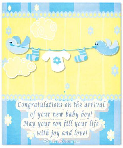 Heartfelt Wishes And Congratulations For The Baby Boy