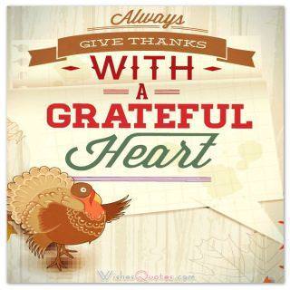 Happy Thanksgiving Greeting Cards By WishesQuotes