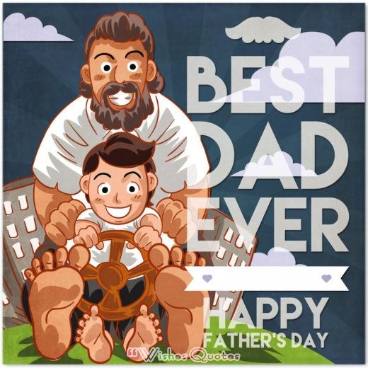 Adorable Father's Day Wishes And Cards By WishesQuotes