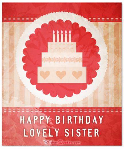 Happy Birthday Lovely Sister