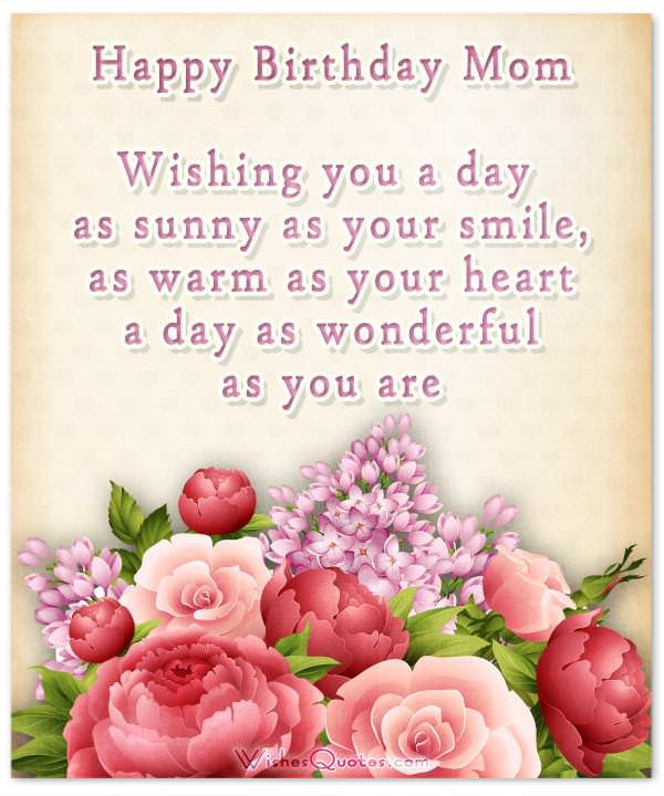 Happy Birthday Mom Heartfelt Mother s Birthday Wishes