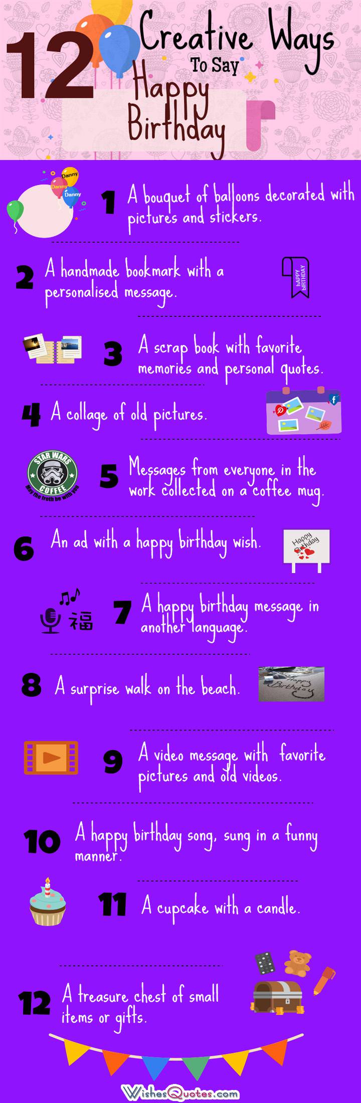 Creative And Funny Ways To Say Happy Birthday