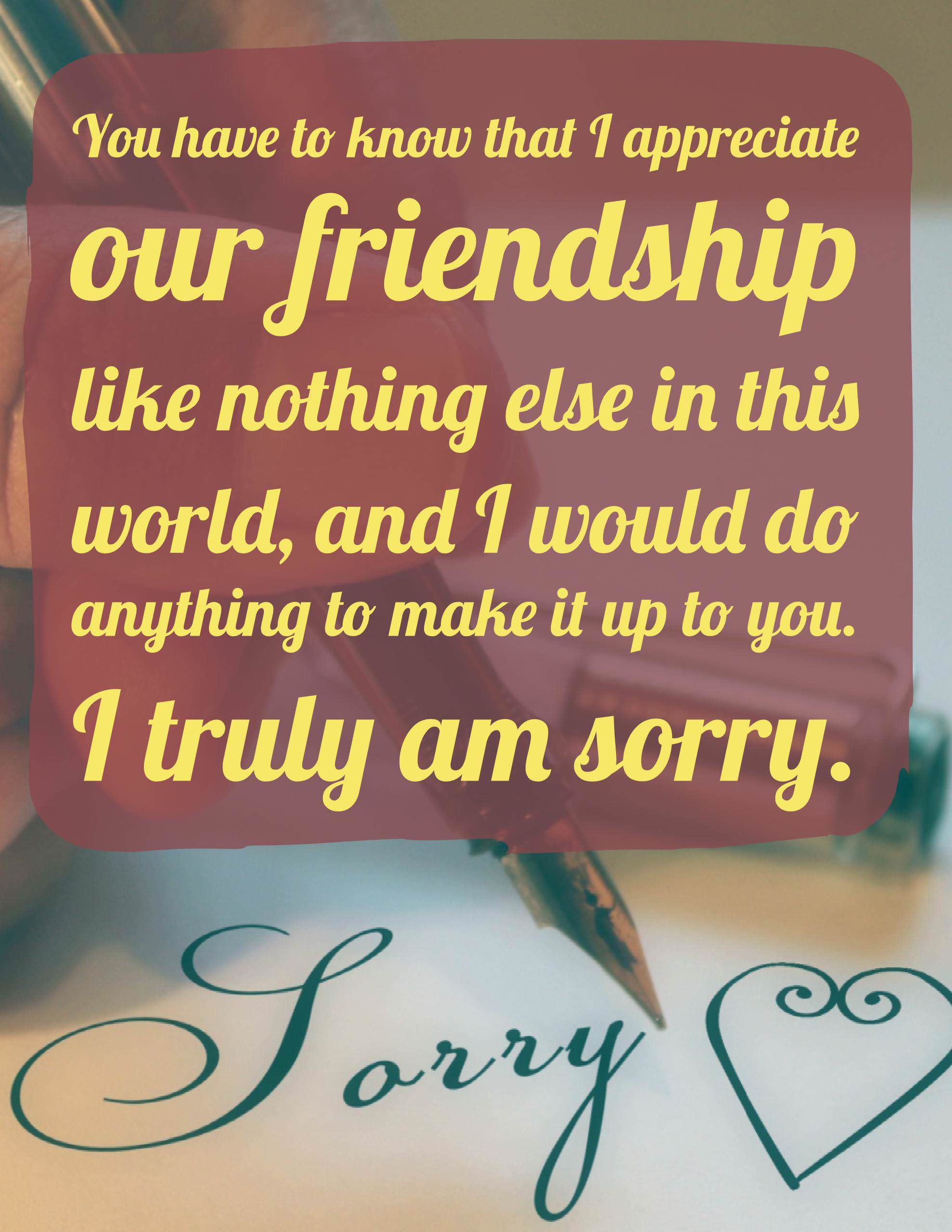 Forgive Me: Sample Apology Letters To A Good Friend