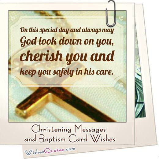 Christening Messages And Baptism Card Wishes By Wishesquotes