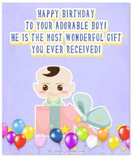 Wonderful Birthday Wishes For A Baby Boy By Wishesquotes