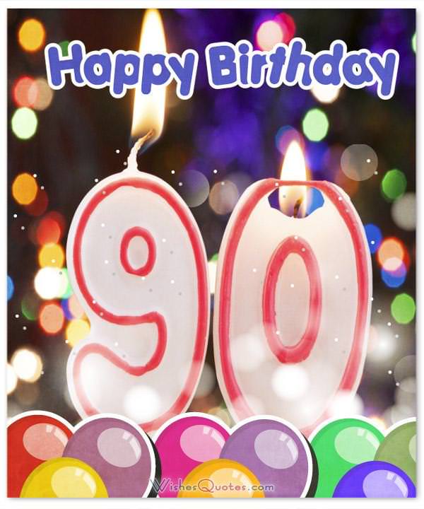 Adorable 90th Birthday Wishes And Images By WishesQuotes