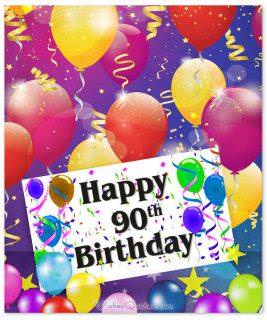 Adorable 90th Birthday Wishes And Images By WishesQuotes