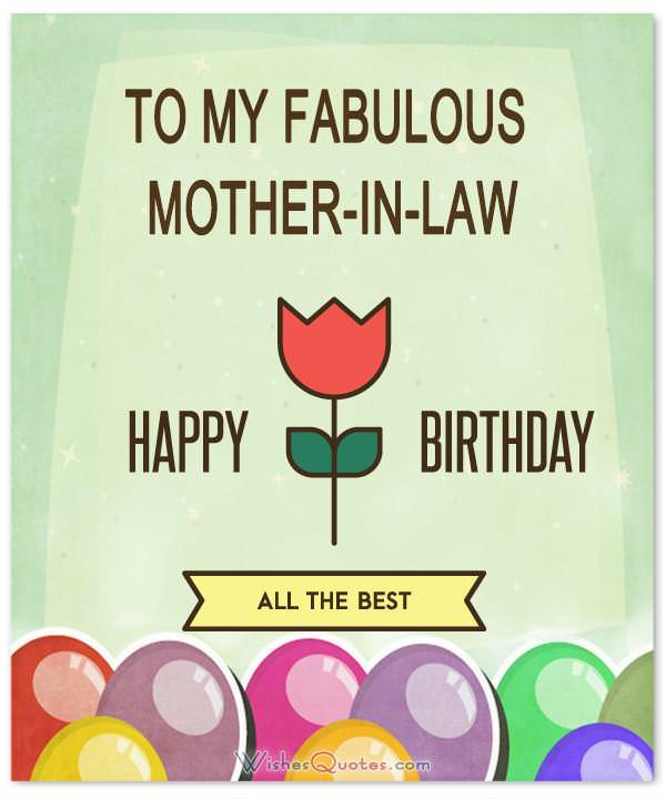 Mother In Law Birthday Wishes Messages And Cards By WishesQuotes