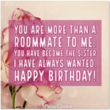 Birthday Wishes For Roommate By WishesQuotes