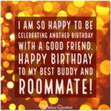 Birthday Wishes For Roommate By WishesQuotes