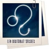 Leo Birthday Wishes And Messages
