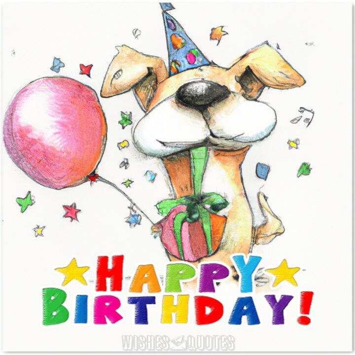 Amazing Birthday Wishes And Cute Cards For Dog Lovers