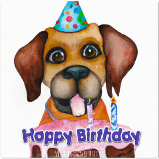 Amazing Birthday Wishes And Cute Cards For Dog Lovers