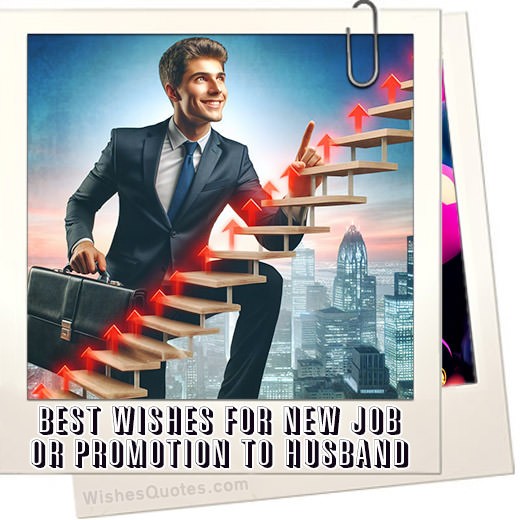 Congratulation Messages For New Job Or Promotion To Husband